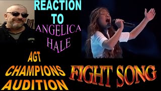 Angelica Hale  Americas Got Talent The Champions  Sings  Fight Song  Reaction [upl. by Dempsey]