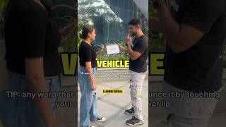 Correct Pronunciation ✅ learnwithrahil pronunciation vehicle youtubeshorts ielts spokenenglish [upl. by Bahner405]