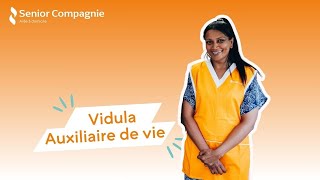 Vidula Auxiliaire de Vie chez Senior Compagnie Nanterre [upl. by Ahsinan]