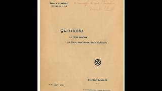 Schmitt Piano Quintet Op 51  II Lent Florent Schmitt amp Quatuor Calvet 1935 [upl. by Ladnik]