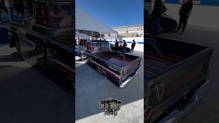 Bagged Chevy Fleetside at the Toyo Tire booth for SEMA 2024 shorts [upl. by Noirad489]