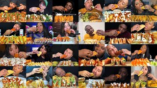 Compilation ‼️ Frank Mukbang eating Taco Mukbang Europe with Chipotle Crispy 🌮🥒🥑🍅 [upl. by Adkins689]