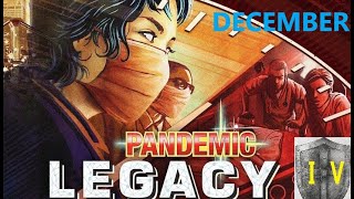 Pandemic Legacy Season 1 December game using two characters [upl. by Plumbo373]