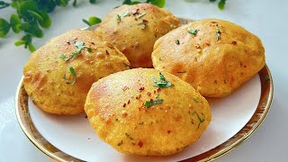 Breakfast Special ख़स्ता करारे आलू मसाला पूरी l Potatoes Masala Poori l Aloo Poori Masala Recipe [upl. by Fransen]