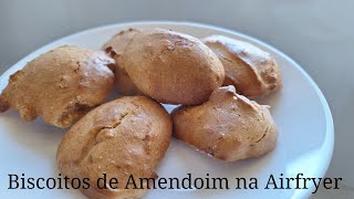 Biscoitos de amendoim na Airfryer [upl. by Roseanne]