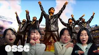 KOREANS REACT TO SUPER BOWL HALFTIME SHOW  𝙊𝙎𝙎𝘾 [upl. by Jovitta]