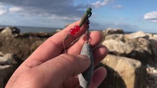 Surfcasting 2018 nuovo spotinnesco sardina e safety clip anti incaglio [upl. by Haidabez79]