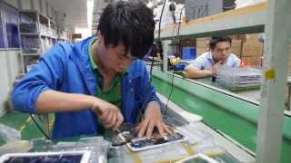 Alldocube RK3188 Tablet Factory Tour Part 33 Assembly [upl. by Rafaela]