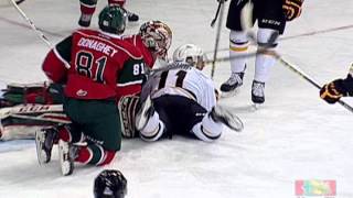 HIGHLIGHTS Mooseheads nipped by Eagles in OT [upl. by Akemahc987]