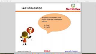 Hadoop interview questions secondary vs standby namenode [upl. by Ayotel]