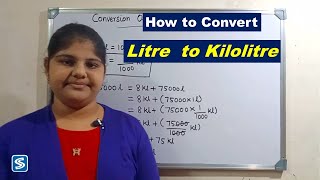 Litrel to Kilolitrekl  How To Convert Litre to Kilolitre  Conversion of Liter To Kiloliter [upl. by Myron]