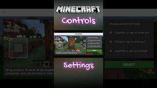 Minecraft PE Control Settings minecraft minecraftsettings [upl. by Iznyl]