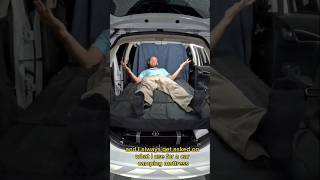 What I Use For A Car Camping Mattress  Old vs New Setup  Honda Fit Car Camper Setup CarCamper [upl. by Alejandro278]