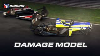 iRacing Damage Model  Max Test Crash Compilation [upl. by Attekahs]