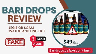 Bari Drops Weight Loss Review  is baridropsus legit or scam Scam Alert [upl. by Bernetta659]