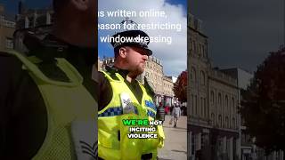 YOU ARE INCITING VI0LENCE BY STANDING IN PUBLIC 👮🏻‍♂️ pinac police policeofficer bournemouth [upl. by Zanahs354]