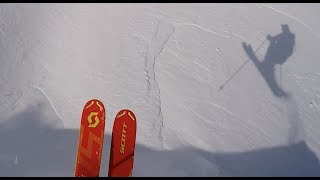 Bariloche Argentina Backcountry Skiing 81318 [upl. by Nahtal]