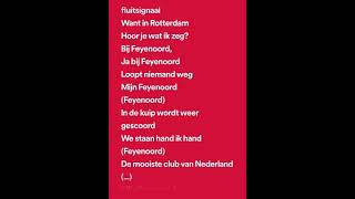 Mijn Feyenoord Rotterdam En Trots meezing versie [upl. by Flosser]