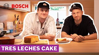 Noah Bachofen backt Tres Leches Kuchen bei Stress🍰  Bosch Home presents Special guest [upl. by Hashimoto]