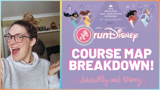 runDisney 2023 Princess Half Marathon Weekend Course Map Breakdown [upl. by Yarak319]