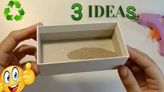 Diy Cardboard Organizers 3 Manualidades Faciles Para Hacer En Casa [upl. by Olumor692]