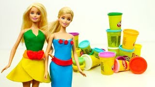 Video mit Barbie  Wir kneten mit Play Doh [upl. by Billen]