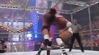 Wwe raw triple h vs Batista Hell in cell match [upl. by Rusell]