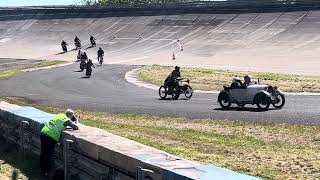 Test ride bike 249 Phébus quadricycle 1899 at Vintage revival Montlhéry 2024 [upl. by Thomson]