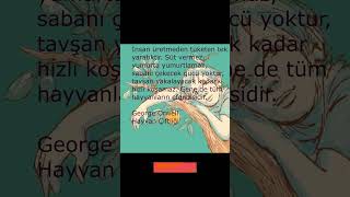 Kitaplardan Alıntılar  George Orwell Hayvan Çiftliği romanı shorts alıntı [upl. by Handel285]