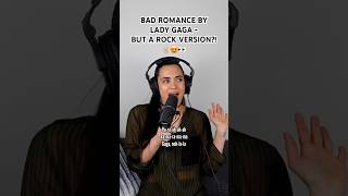 ‼️ BAD ROMANCE BY LADY GAGA  ROCK VERSION 🤘🏼👀😍 badromance ladygaga [upl. by Randall]