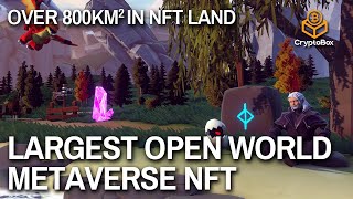 THE LARGEST OPEN WORLD METAVERSE NFT PLATFORM OVER 800KM² IN LAND  New Free to Earn feature [upl. by Notniw]