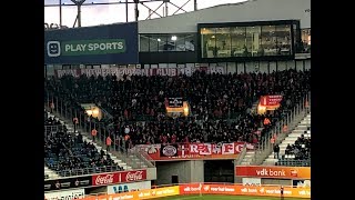 13042019 Sfeer RAFC fans op AA Gent [upl. by Atrahc731]