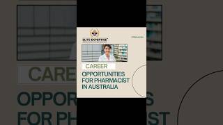 Career Opportunities for Pharmacists in Australia  Become Pharmacists in Australia [upl. by Enorel]