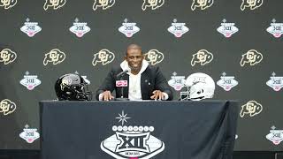 Big 12 Deion Sanders Interview Creating a winning culture [upl. by Newbold306]