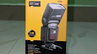 DIGITEK® DFL088 Universal Electronic Flash Speedlite for DSLR Cameras Canon Nikon… [upl. by Bortman]