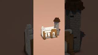 How to Build a Diorite Medieval House in Minecraft [upl. by Rukna]