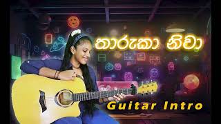 Tharuka Niwa Guitar cover 💙💙 [upl. by Atnim]