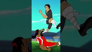 Supa Strikas vs Nakama  Supa Strikas  Soccer Cartoon shorts footballcartoon soccer supastrikas [upl. by Ainivad]