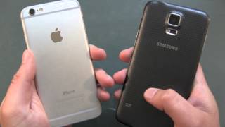 iPhone 6 vs Galaxy S5 Boot Vergleich [upl. by Ahtnamas]