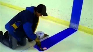 Painting Hockey Markings [upl. by Robison]