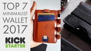 Top 7 Best Minimalist Wallet 2019  Functional Stylish Secure  Best wallets for men [upl. by Nady]