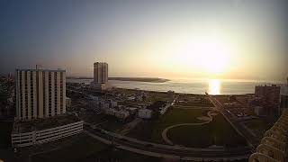 Todays 08052024 Atlantic City Sunrise over the AC Inlet from the Absecon Lighthouse [upl. by Elia]