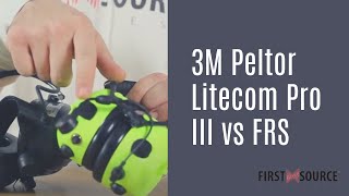 3M Peltor Litecom Pro III vs FRS Headset [upl. by Fairman]