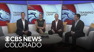 CBS Colorado Sports personalities discuss Broncos Training Camp season predictions [upl. by Nomal281]