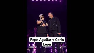 Pepe Aguilar y Carin Leon se encuentran en Nueva York para trabajar juntos en el escenario viral [upl. by Sitoeht]