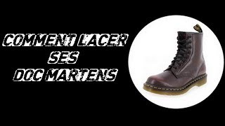 4 façons de lacer ses Doc Martens [upl. by Euqinay3]