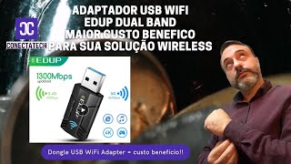 Adaptador USB WiFi Dual Band é melhor solução custo beneficio para o seu wireless sem abrir o PC [upl. by Ethe117]