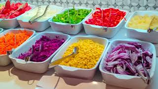 Bahia Principe Fantasia Tenerife lunchtime buffet walkthrough at the Echiede restaurant [upl. by Eugatnom945]