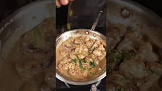 Garlic Chicken shorts cooking recipegreatindianasmr [upl. by Joub]