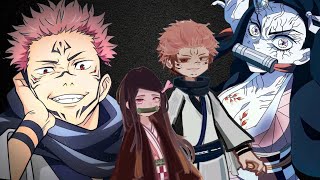 Jujutsu Kaisen reacting to NEZUKO AS SUKUNAS DAUGHTER [upl. by Godart]